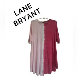 LANE BRYANT Short Sleeve Tie-Dye Swing Tee 14/16